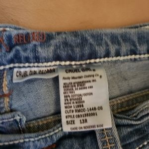 Size 13 Regular Cruel Girl Georgia jeans